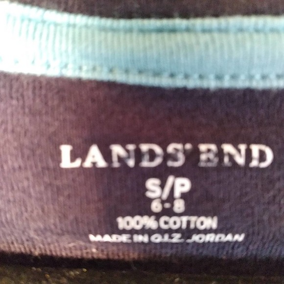 Lands End Long Sleeve Cotton T Shirt Size Small - Picture 2 of 4